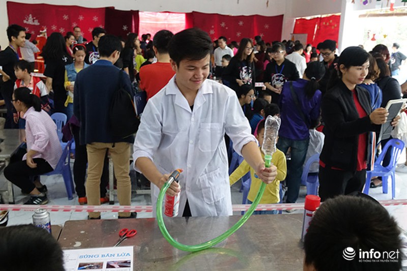 Các thí nghiệm khoa học thú vị thu hút học sinh - ảnh 2