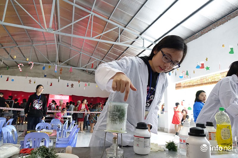 Các thí nghiệm khoa học thú vị thu hút học sinh - ảnh 7