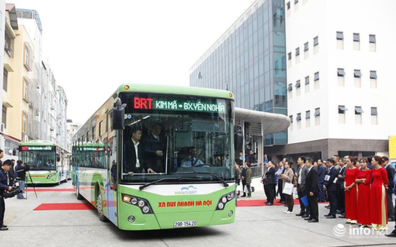Xe buýt BRT phục vụ miễn phí trong tháng đầu tiên - ảnh 1