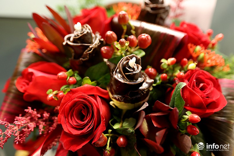 Ngọt ngào như những bông hoa hồng phủ socola trong ngày Valentine - ảnh 6