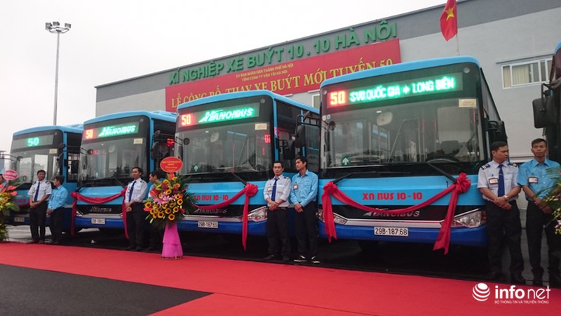 Thay mới tuyến bus 50 và chính thức vận hành Deport Mai Dịch - XN bus 10-10 - ảnh 1