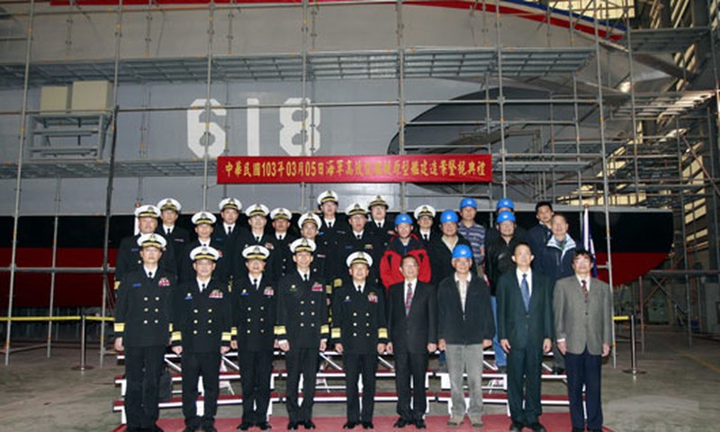 Đài Loan công bố tàu hộ tống tên lửa hai thân nội địa - ảnh 4