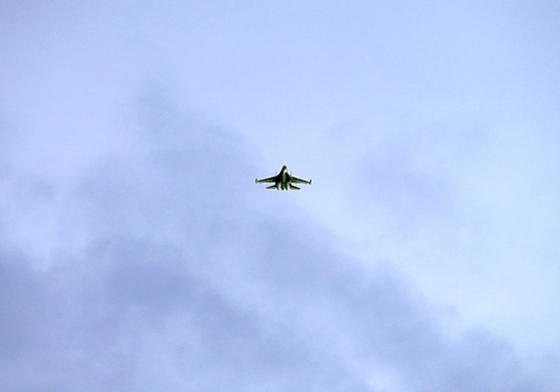 Toàn cảnh tiêm kích đa năng SU-30MK2 trên không phận phía Nam - ảnh 13