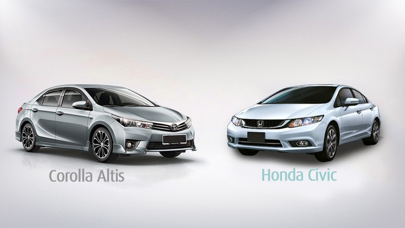 So sánh Toyota Altis và Honda Civic trong tầm giá 750-950 triệu - ảnh 1