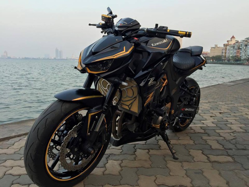 Kawasaki Z1000 2014 độ đầy mê hoặc của Biker Hà Thành - ảnh 1