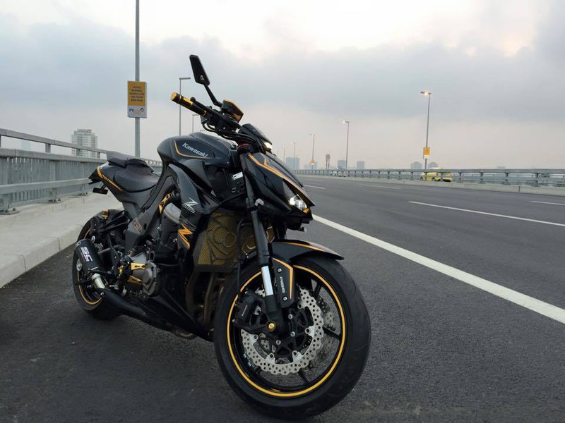 Kawasaki Z1000 2014 độ đầy mê hoặc của Biker Hà Thành - ảnh 2