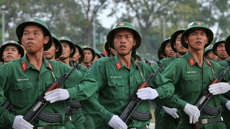 Súng trường tấn công Galil ACE chính thức tham gia diễu binh 30/4 - ảnh 21