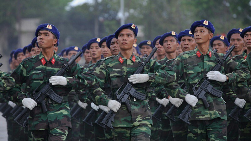 Súng trường tấn công Galil ACE chính thức tham gia diễu binh 30/4 - ảnh 19