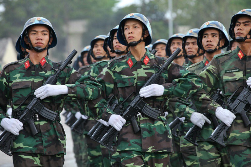 Súng trường tấn công Galil ACE chính thức tham gia diễu binh 30/4 - ảnh 26