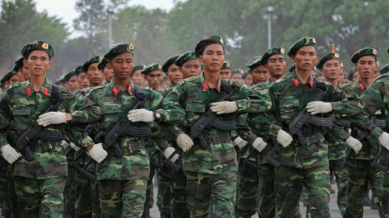 Súng trường tấn công Galil ACE chính thức tham gia diễu binh 30/4 - ảnh 29