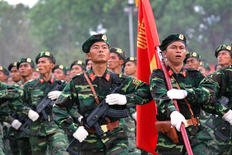 Súng trường tấn công Galil ACE chính thức tham gia diễu binh 30/4 - ảnh 2