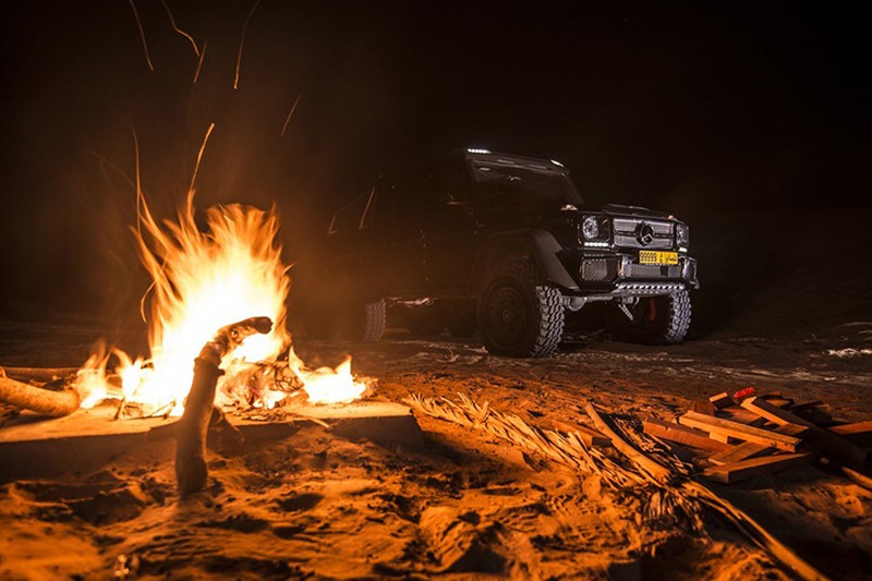 Bộ ảnh đầy cảm xúc của 'chiến binh' Mercedes G63 trên sa mạc - ảnh 1