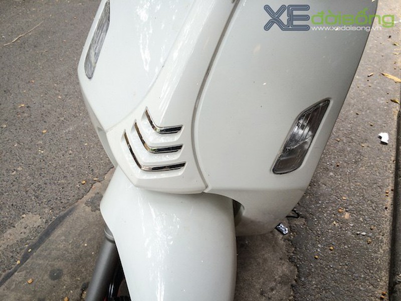 Chi tiết xe điện giá 12 triệu nhái siêu phẩm Vespa 946 - ảnh 7
