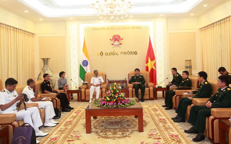 Thượng tướng Võ Văn Tuấn tiếp Phó Giám đốc Học viện Chiến tranh Hải quân Ấn Độ - ảnh 3