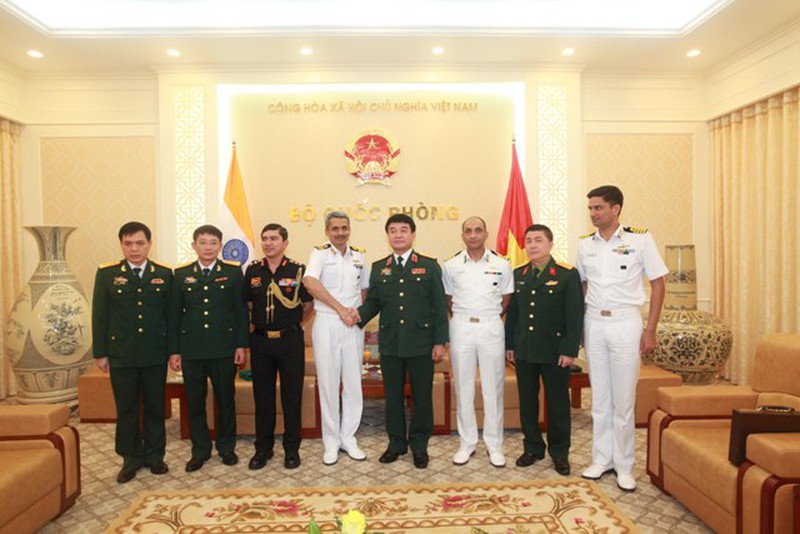 Thượng tướng Võ Văn Tuấn tiếp Phó Giám đốc Học viện Chiến tranh Hải quân Ấn Độ - ảnh 4