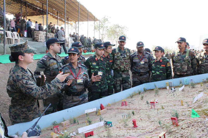 Hình ảnh quân đội VN tham gia diễn tập thực binh quốc tế FORCE 18 - ảnh 6