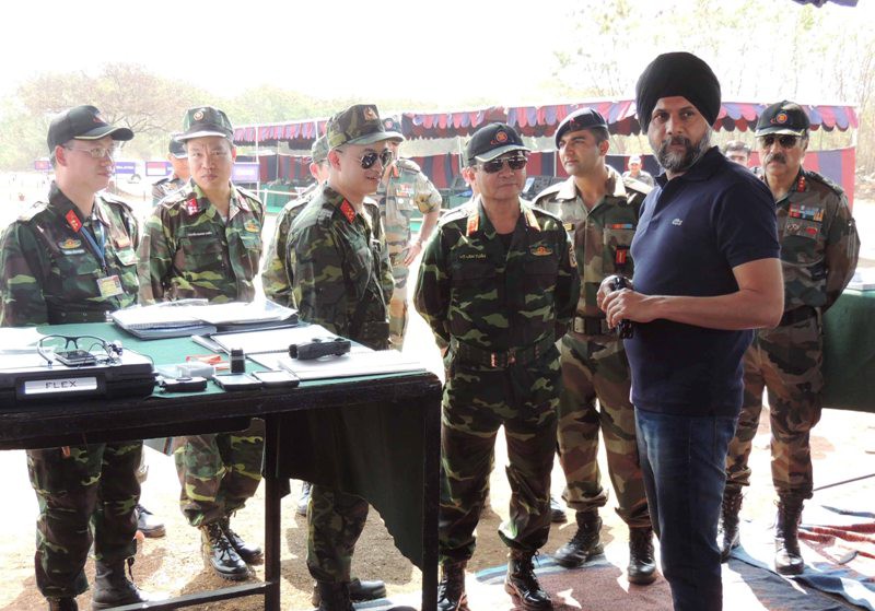 Hình ảnh quân đội VN tham gia diễn tập thực binh quốc tế FORCE 18 - ảnh 7