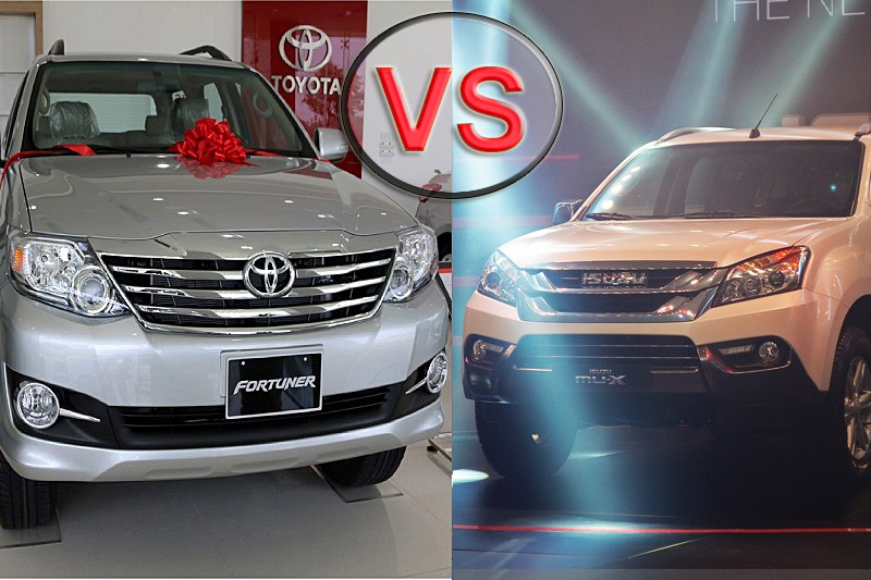 So sánh 'tân binh' Isuzu mu-X và Toyota Fortuner - ảnh 2