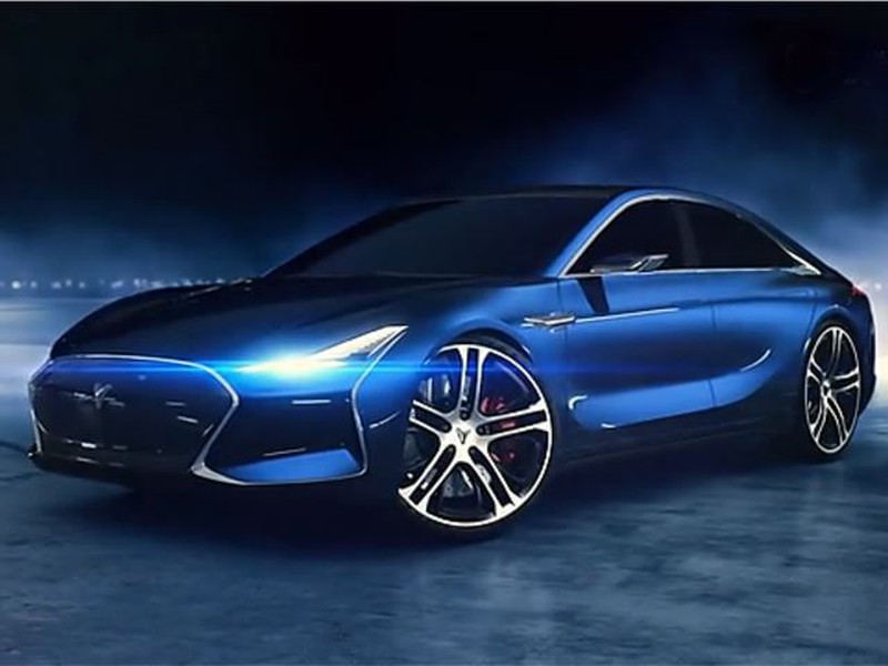 Hãng TQ ra mắt xe “giống” siêu phẩm chạy điện Tesla Model S của Mỹ - ảnh 3