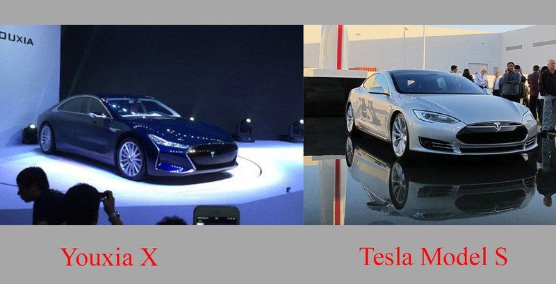 Hãng TQ ra mắt xe “giống” siêu phẩm chạy điện Tesla Model S của Mỹ - ảnh 1