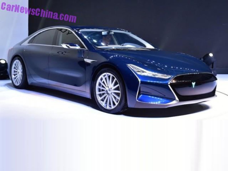 Hãng TQ ra mắt xe “giống” siêu phẩm chạy điện Tesla Model S của Mỹ - ảnh 6