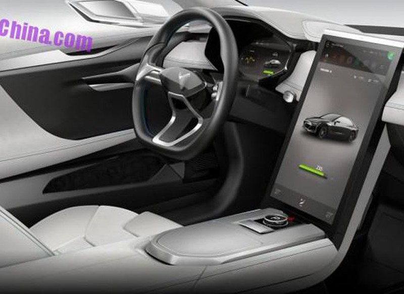 Hãng TQ ra mắt xe “giống” siêu phẩm chạy điện Tesla Model S của Mỹ - ảnh 9