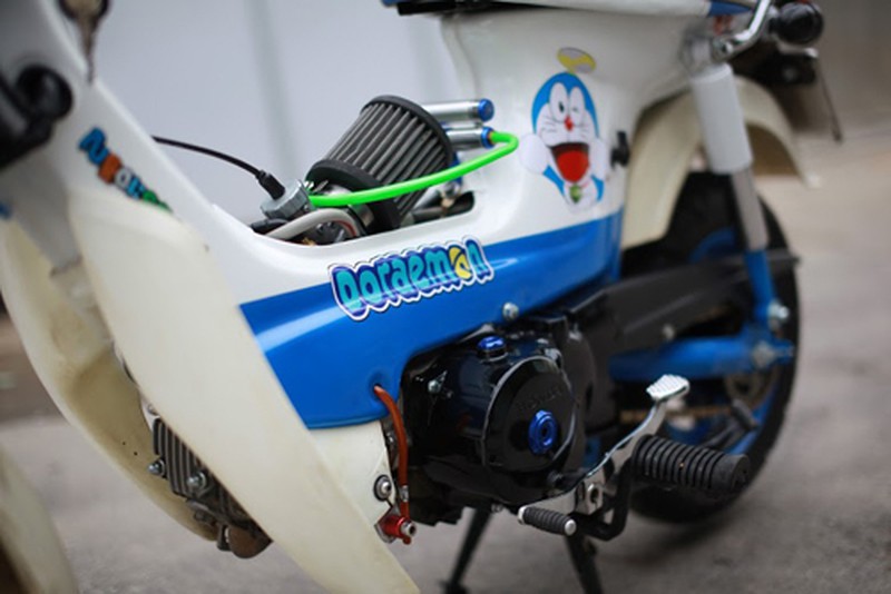 Bất ngờ với Honda Chaly phiên bản Doremon 130cc: Nhỏ mà có võ - ảnh 10