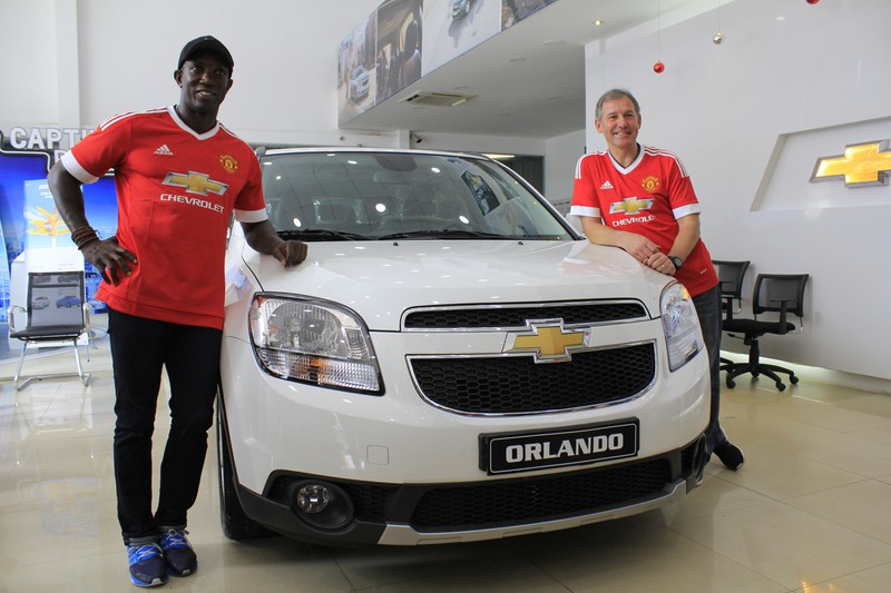 Cựu sao MU 'đổ bộ' đại lý xe Chevrolet Newway Hà Nội - ảnh 1