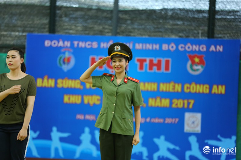 Nữ cảnh sát nhân dân kẹp cổ, tung cước trấn áp mục tiêu - ảnh 12