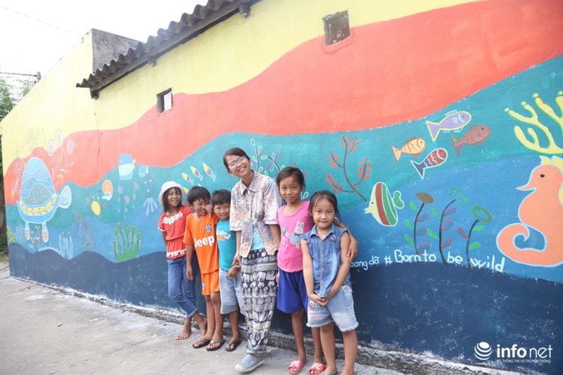 Độc đáo làng bích họa giữa biển khơi - ảnh 6