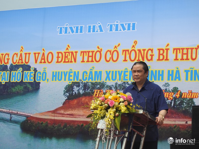 Hà Tĩnh: Thông cầu vào đền thờ cố Tổng Bí thư Lê Duẩn - ảnh 2