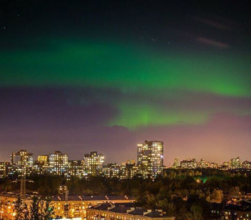 Mãn nhãn với hiện tượng cực quang ở Nga - ảnh 2