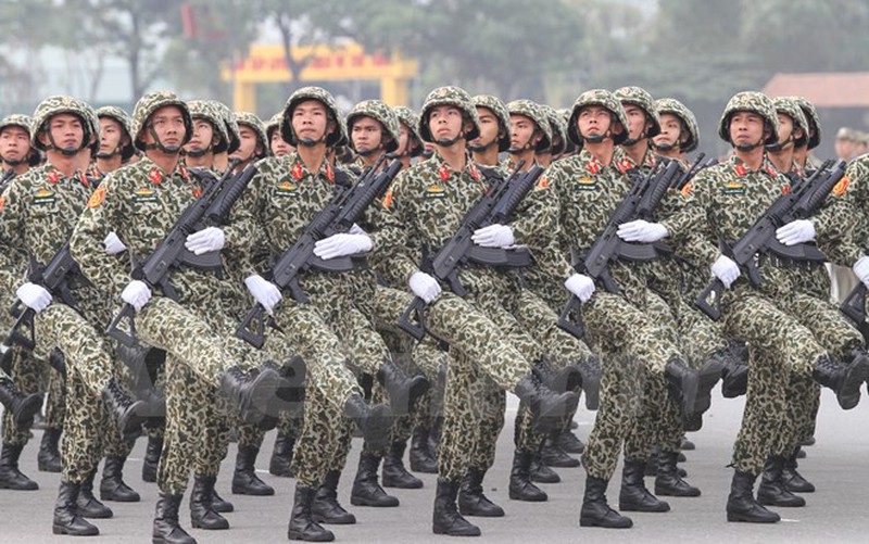 Hình ảnh lễ xuất quân bảo vệ Đại hội Đảng 12 - ảnh 7