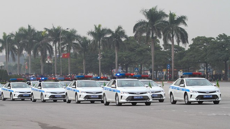 Hình ảnh lễ xuất quân bảo vệ Đại hội Đảng 12 - ảnh 8