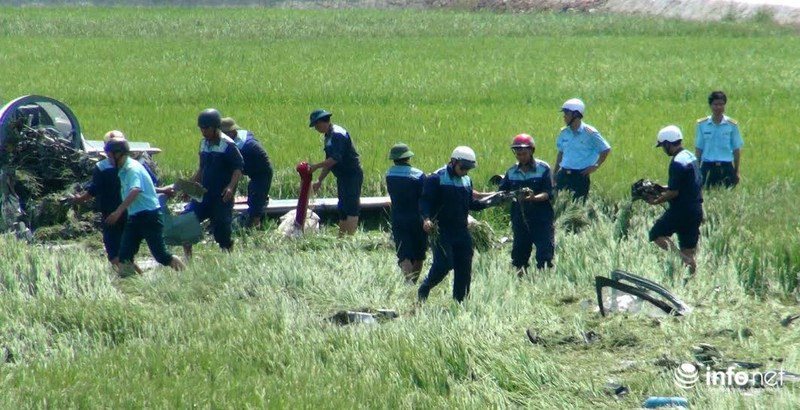 Ảnh hiện trường vụ máy bay rơi ở Phú Yên - ảnh 3