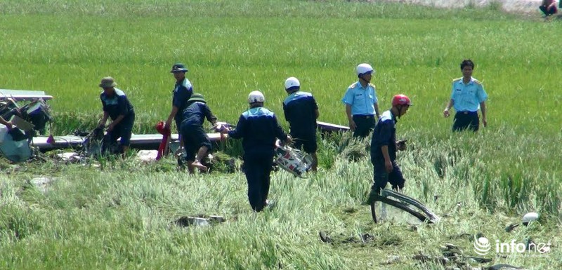 Ảnh hiện trường vụ máy bay rơi ở Phú Yên - ảnh 4