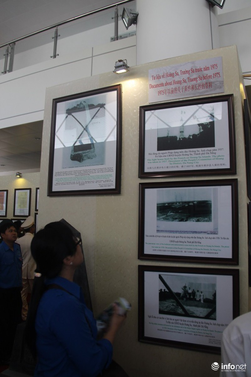 Sinh viên, học sinh Long An háo hức với triển lãm bản đồ Hoàng Sa, Trường Sa - ảnh 9