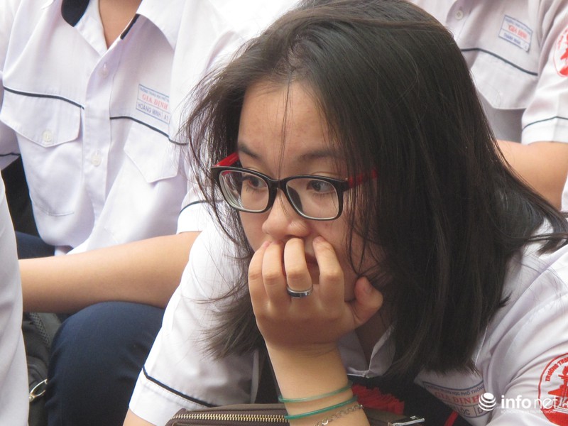 Học trò trường THPT Gia Định nghẹn ngào trong lễ tri ân - ảnh 9