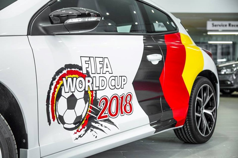Bộ đôi Volkswagen Scirocco khoác áo mới ủng hộ tuyển Đức tại World Cup 2018 - ảnh 3