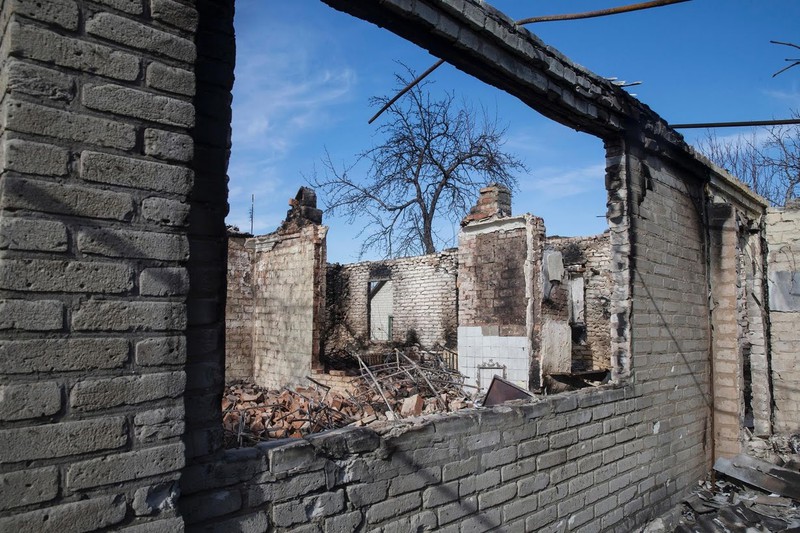 Ukraine: Những gì còn lại ở Debaltseve sau các trận đánh - ảnh 16