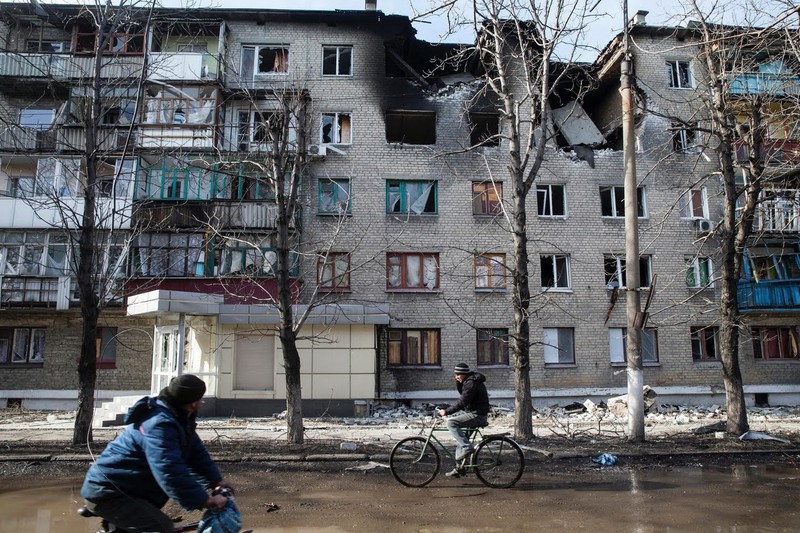 Ukraine: Những gì còn lại ở Debaltseve sau các trận đánh - ảnh 17