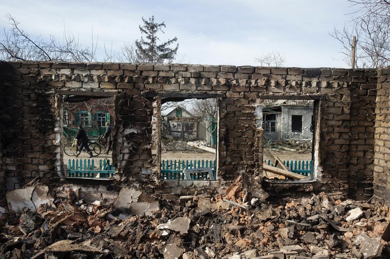 Ukraine: Những gì còn lại ở Debaltseve sau các trận đánh - ảnh 11