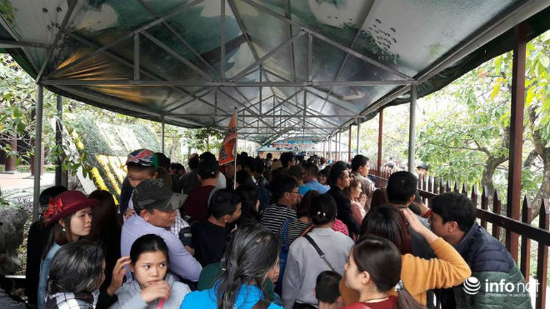 Khu du lịch Tràng An kẹt cứng khách thăm quan ngày đầu năm - ảnh 6