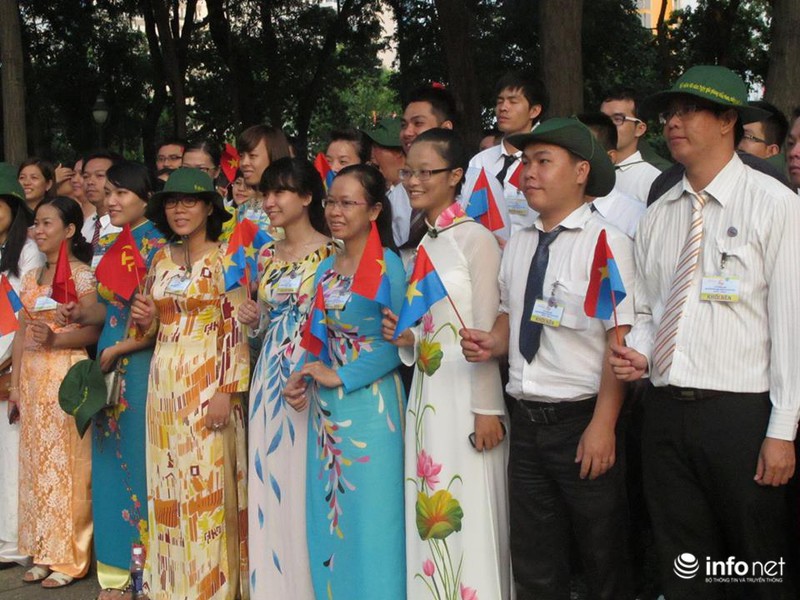 Toàn cảnh lễ Diễu binh chào mừng 40 năm Thống nhất đất nước (30/4/2015) - ảnh 78