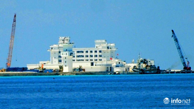 Ra Trường Sa, tận mắt thấy công trình trái phép của Trung Quốc ở Gạc Ma - ảnh 5