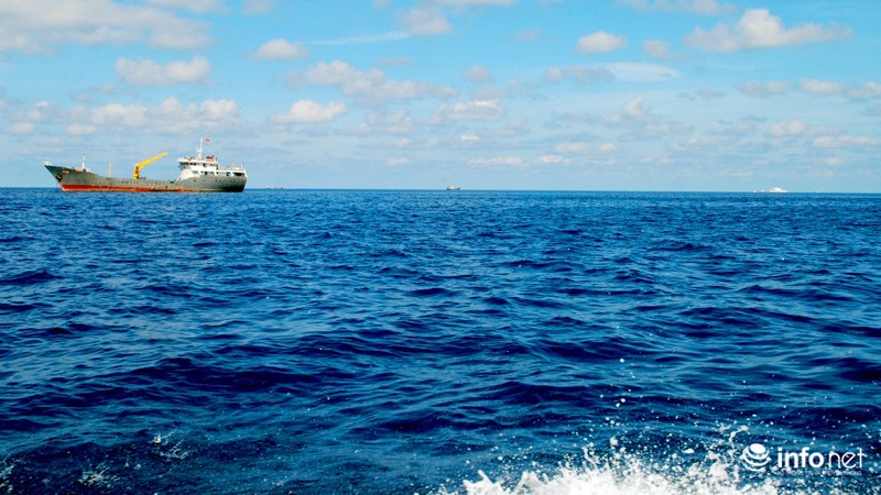 Từ Trường Sa: Cận cảnh công trường của Trung Quốc trên đá Huy Gơ - ảnh 9