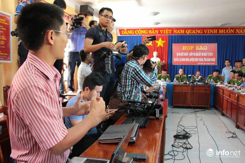 Họp báo: Thông tin kết quả điều tra ban đầu vụ thảm sát 6 người ở Bình Phước - ảnh 5