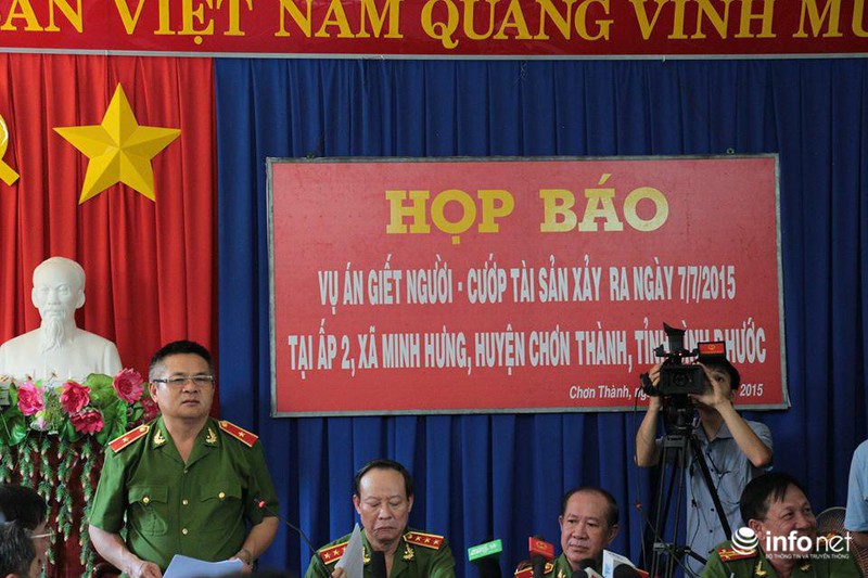 Họp báo: Thông tin kết quả điều tra ban đầu vụ thảm sát 6 người ở Bình Phước - ảnh 1