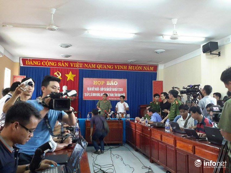 Họp báo: Thông tin kết quả điều tra ban đầu vụ thảm sát 6 người ở Bình Phước - ảnh 8
