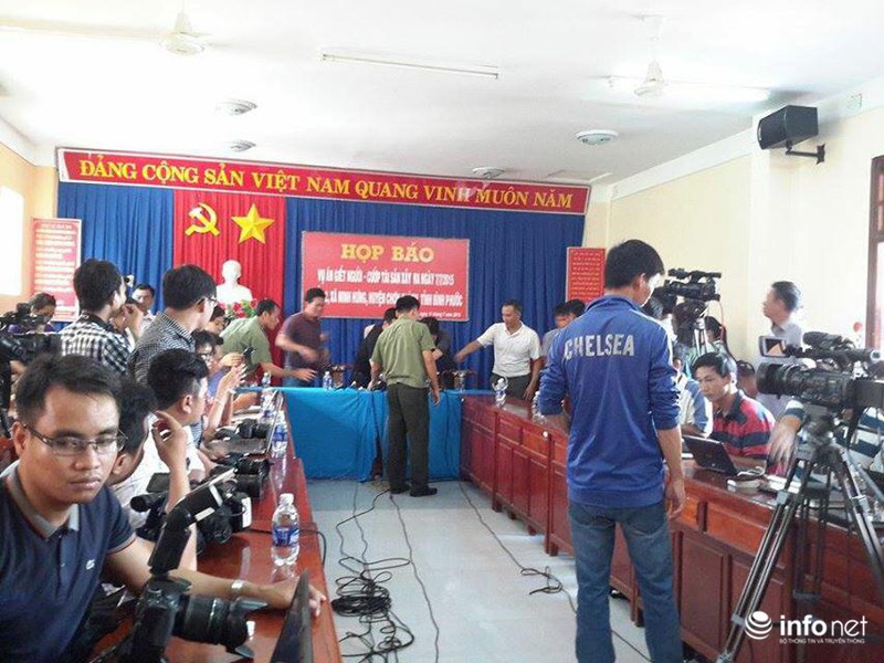 Họp báo: Thông tin kết quả điều tra ban đầu vụ thảm sát 6 người ở Bình Phước - ảnh 10
